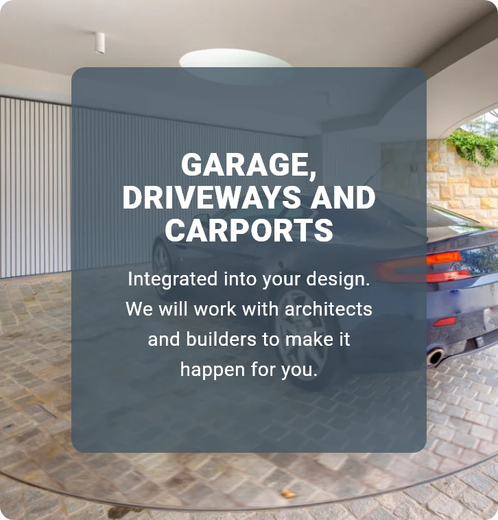 Garage, driveways and carports hover